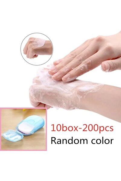 Choice 10 قطع من ورق الصابون المحمول للاستخدام مرة واحدة أثناء السفر والتخييم...