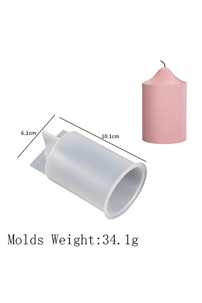 Choice8 N Cylinder Silicone Candle Mold DIY Stripe Candles Dinner Ornament Ma...