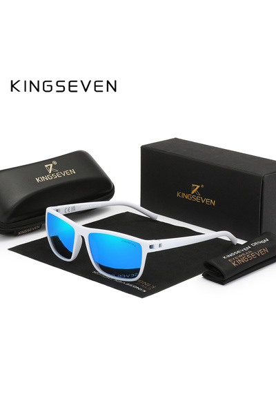 Choice نظارات شمسية جديدة مستقطبة من كينج سيفين للنساء بإطار مربع كلاسيكي للق...