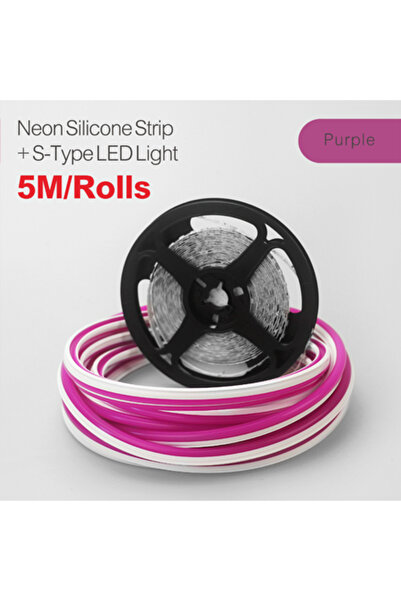 Choice 5 أمتار. لفات بعرض 6 مم من جل السيليكا النقي أرجواني 6/8 مم، 5 أمتار/ل...