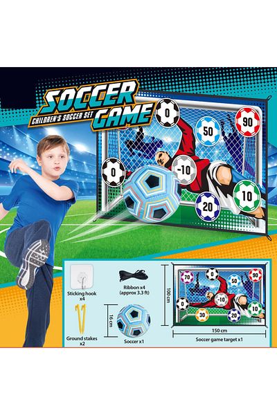 Choice B-2 150cm Soccer Game Mat Set Outdoor Indoor Soccer Toys Multiplayer Competitive Soccer Games Childr