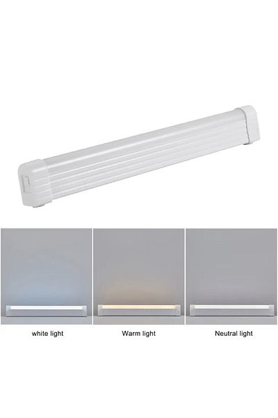 Choice White 3-in-1 Portable Super Bright LED Tube USB Rechargable Outdoor Camping Night Light Photography