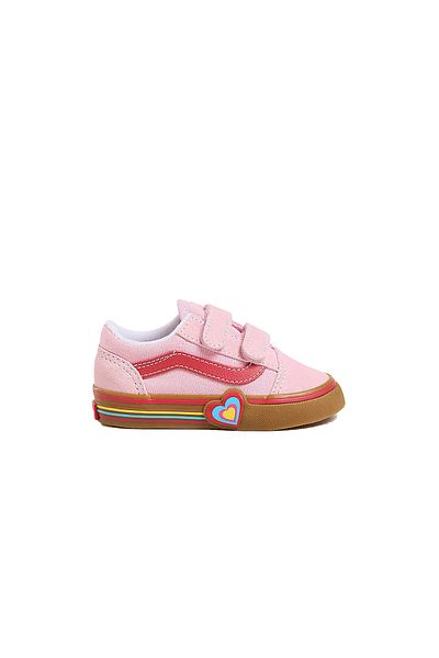 Vans Old Skool V Heart Baby Casual Shoes Vn000D4Sbiy1 Pink