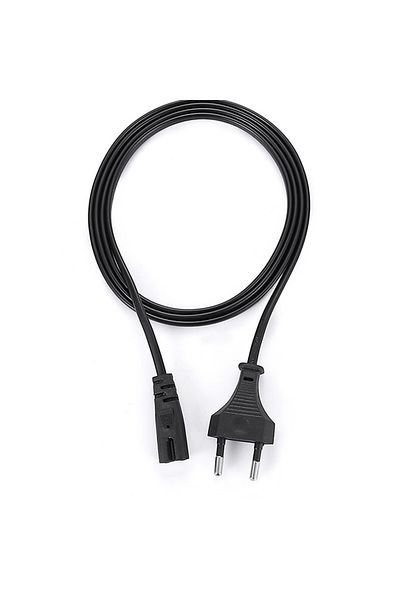 Choice Black 1.5m 1.5M EU Power Cable 2pin IEC320 C7 Power Extension Cord For Dell Laptop Charger Canon Eps