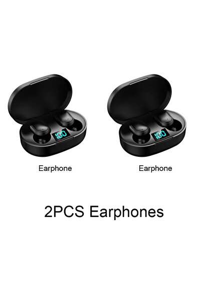 Choice سماعات أذن بلوتوث D E6S TWS لاسلكية مزودة بتقنية إلغاء الضوضاء مع ميكر...