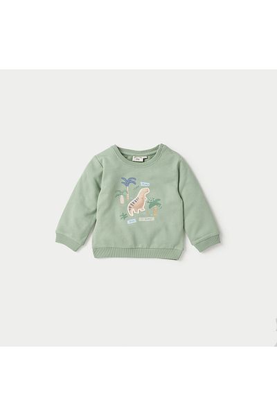 Juniors Dinosaur Applique Sweatshirt and Joggers Set