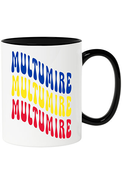 StoryGift Romania Cana Cuvantul Multumire, In Culorile Steagului Romaniei, Ro...