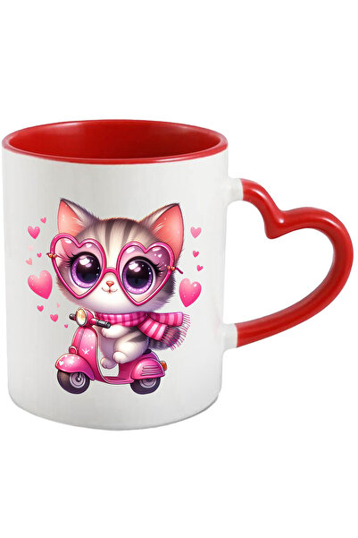 StoryGift Romania Cana Cu O Pisicuta Vesela Care Conduce Un Scuter | Plimbare...