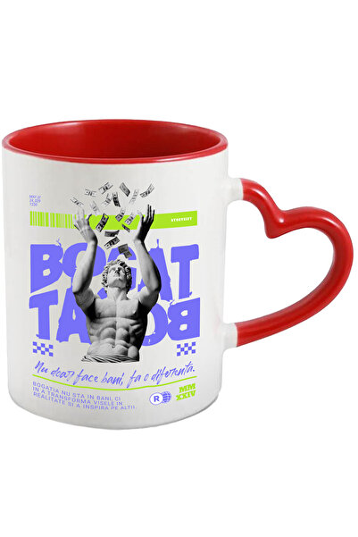 StoryGift Romania Cana Bogat - Nu Face Doar Bani, Fa o Diferenta, 330ml, Cera...
