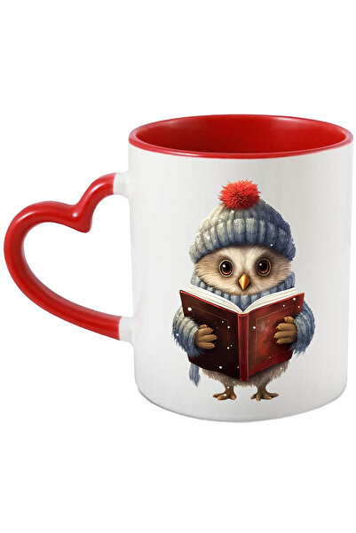 StoryGift Romania Cana Cu O Bufnita Care Tine O Carte Deschisa | Frig | Haine...