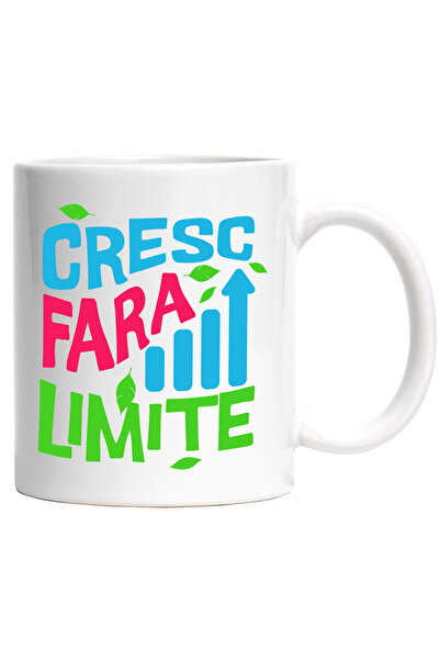 StoryGift Romania Cana Cu Sageata Pozitiva Text Cresc Fara Limite Motivationa...