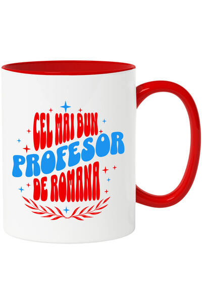 StoryGift Romania Cana Cu Mesaj Iluzie Optica Stele Colorate Text In Limba Ro...