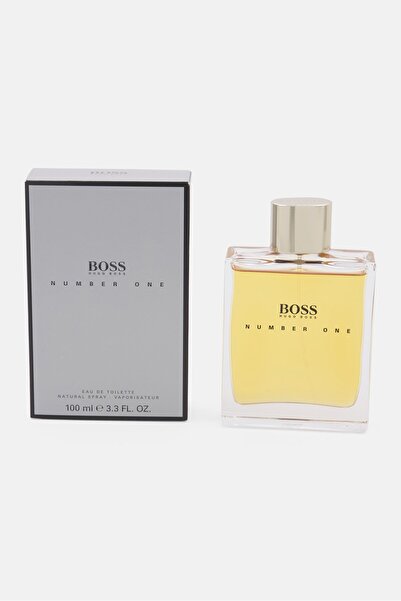 Boss By Hugo Boss بخاخ طبيعي للرجال رقم واحد، 100 مل، شفاف/رمادي