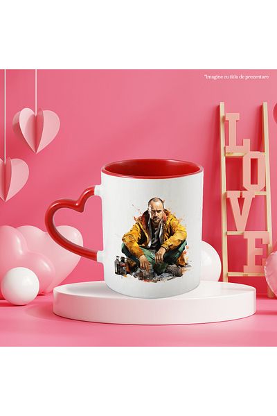 StoryGift Romania Mug With Jesse Pinkman, Breaking Bad, Fictional Character, Bottles, Multicolor 330 ml,, With ,STG