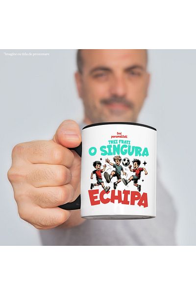 StoryGift Romania Mug three brothers three personalities one team, 330ml, Ceramic with Handle, With, STG