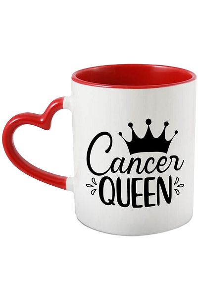 StoryGift Romania Mug with Cancer zodiac sign, illustration, zodiac sign, astrology, queen, symbol, sign with Handle, With, STG