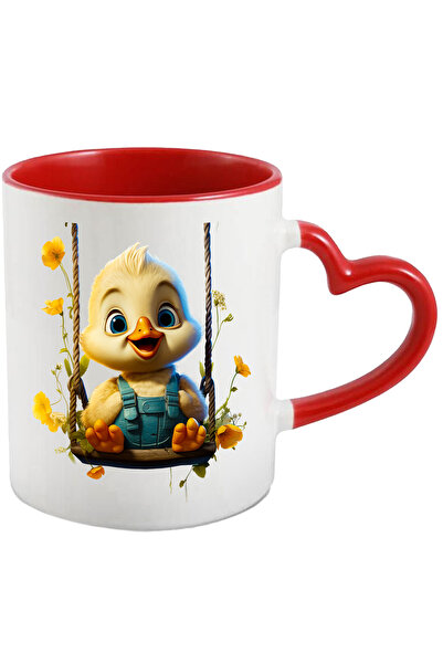 StoryGift Romania Cana Cu O Ratusca Vesela | Ilustratie | Flori Galbene | Se ...