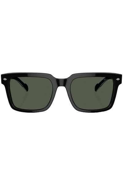 Vogue Ochelari de soare pentru femei Vo5573s W44/9a, negri, dreptunghiulari, 55 mm