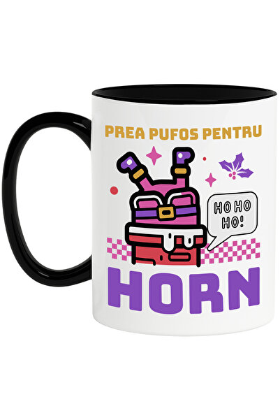 StoryGift Romania Cana Prea Pufos Pentru Horn Mos Craciun Blocat Haios, 330ml...