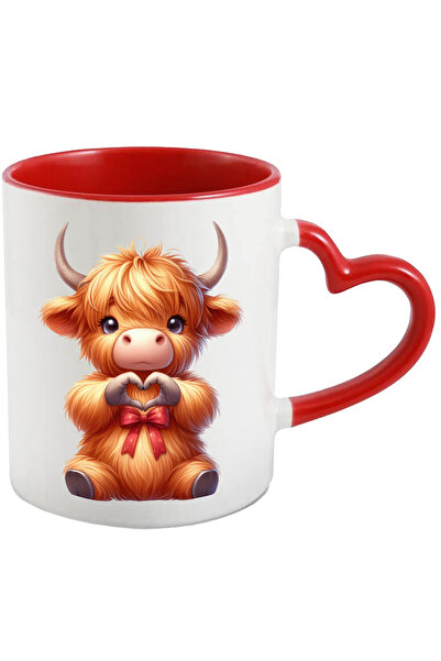 StoryGift Romania Cana Cu Un Zimbru Care Tine Degetele In Forma De Inima | Il...