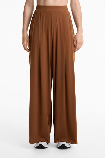 Oysho Light Touch cool-touch tailored wide-leg trousers