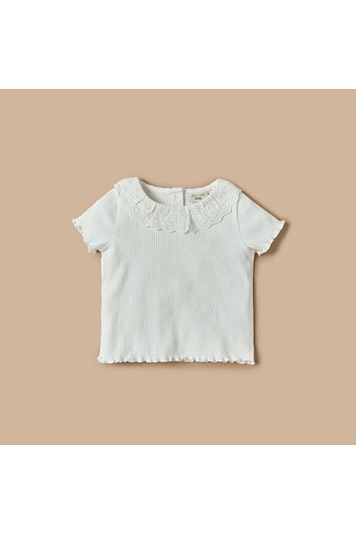 Juniors Ribbed Top and Shorts Set