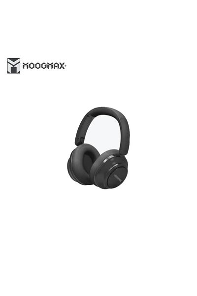 MOOGMAX Moog Max Wireless Noise Cancelling Bluetooth Headphones, Black