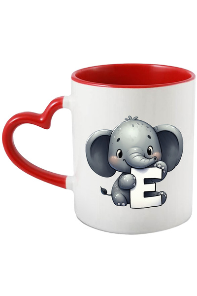 StoryGift Romania Cana Cu Un Elefantel Cu Litera "e", Ilustratie, Pentru Copi...