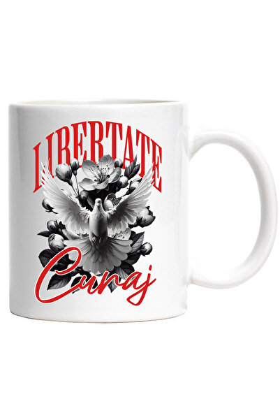 StoryGift Romania Cana Cu Porumbel Alb Cu Aripi Imense Puritate Natura Flori ...