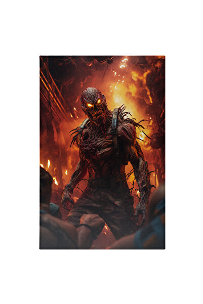 StoryGift Romania Tablou Canvas: Mostru Inspaimantator Inconjurat De Oameni S...