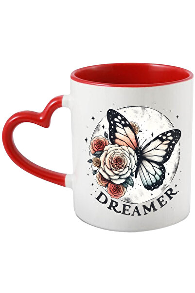 StoryGift Romania Cana Cu Mesajul "dreamer", Ilustratie, Motivational, Flutur...