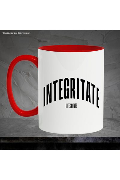 StoryGift Romania Mug The Word Integrity, Motivational, Self Help, Self Understanding, Appreciation, With ,STG.