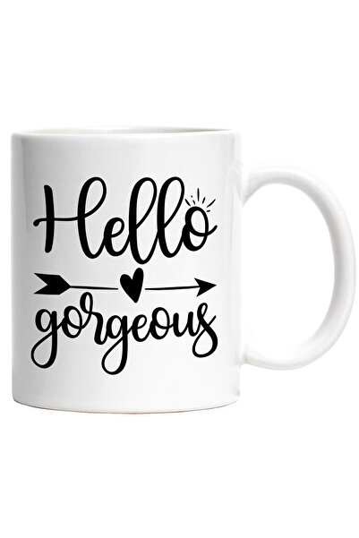 StoryGift Romania Cana Cu Inimioara Si Textul "hello, Gorgeous" - Buna, Super...