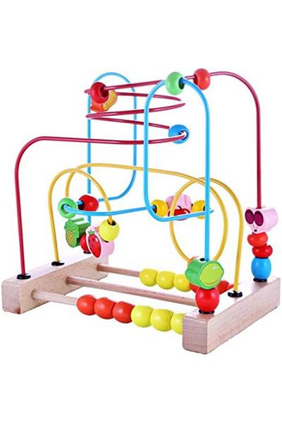 rexa Wood Fruit Round Bead Education & Learning Toys
