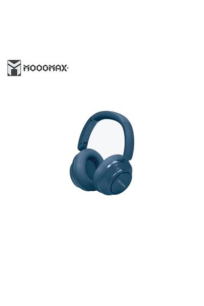 MOOGMAX Moog Max Wireless Noise Cancelling Bluetooth Headphones - Blue