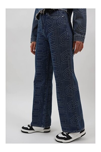 CHANGE OFF REGULAR FIT MID-WAIST DENIM JEANS WITH APPLIQUE POCKETS MARQUISE M Denim