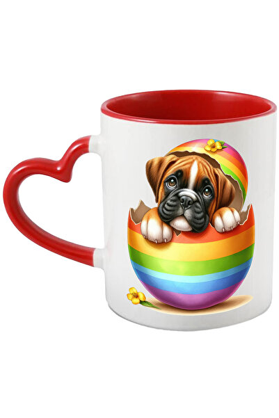 StoryGift Romania Cana Cu Un Catel Timid Care Iese Dintr-un Ou Spart | Ilustr...