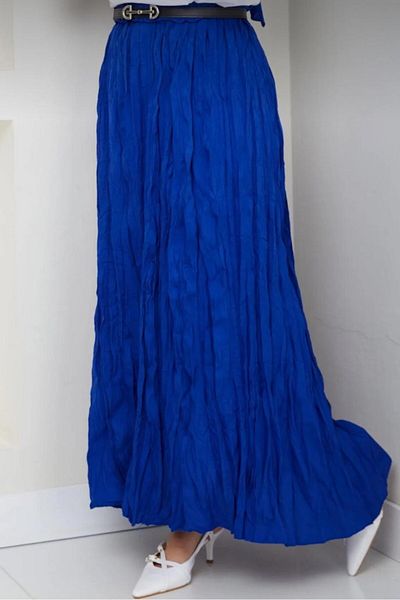 moda armanc Γυναικεία Μακρυά Φούστα Hijab με ζάρωμα