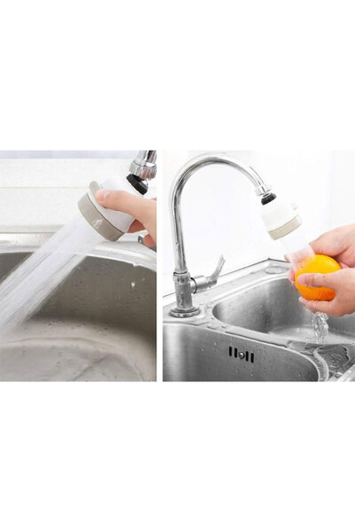 MACVI Macvi® Universal Faucet Head, for Sink, 3 Spray Modes, 360° Rotation, Easy to Install