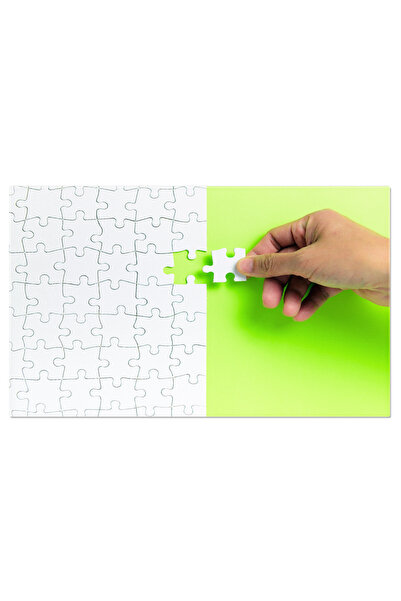 StoryGift Romania Tablou Canvas Piesa Finala A Puzzle-ului Alb Relaxare, Puzz...