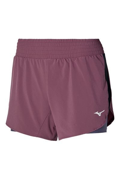 MIZUNO 2in1 4.5 Women's Shorts Claret Red