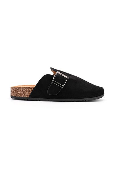Tmall Women's Casual Slippers, Made Of Eco-friendly Suede, Sa48, Black