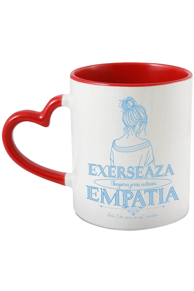 StoryGift Romania Cana Exerseaza Empatia - Inspira Prin Actiuni, 330ml, Ceram...