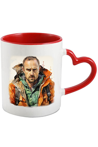 StoryGift Romania Cana Cu Jesse Pinkman, Breaking Bad, Serial Tv, Personaj Faimos, Multicolor 330 , Cu Maner Inim Stg