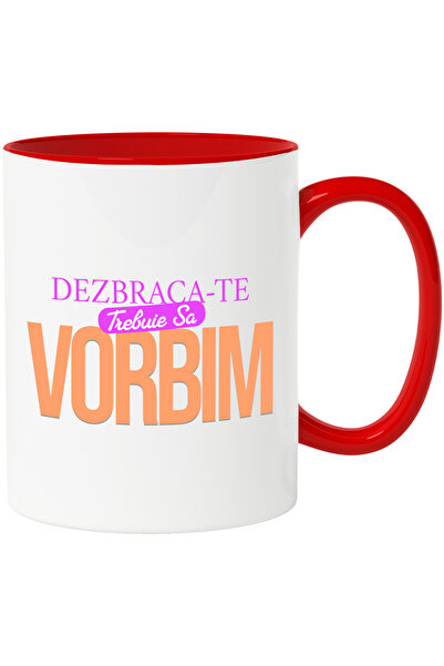 StoryGift Romania Cana Cu Mesaj In Limba Romana Colorat Text Dezbraca-te Treb...