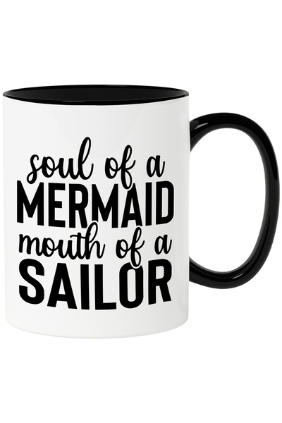 StoryGift Romania Mug For Women Who Have The Soul Of A Mermaid But The Mouth ...