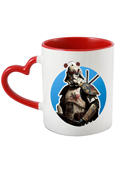 StoryGift Romania Cana Cu Stormtrooper, Star Wars, Soldat, Armura, Sf, Multicolor 330 Ml, Ceramica, Cu Maner Inim Stg