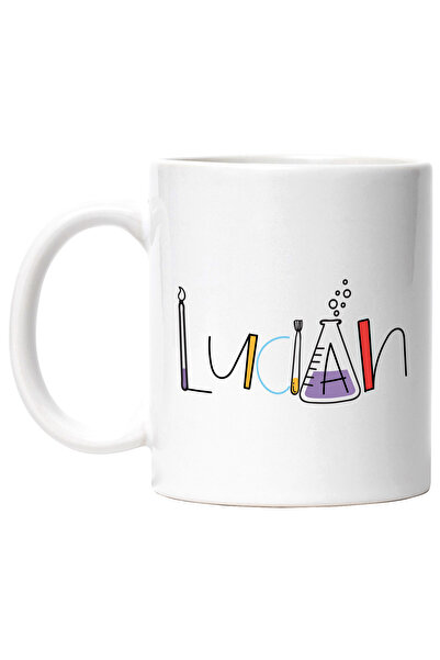 StoryGift Romania Cana Cu Numele Lucian, Si Mesaj Amuzant, Curios, Sociabil, ...