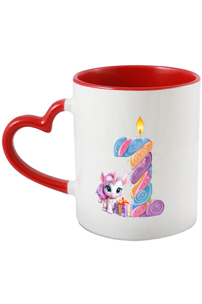 StoryGift Romania Cana Cu Cifra 1, Pentru Copii, Ilustratie, Unicorn, Cadou, ...