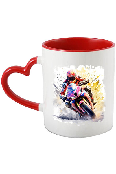 StoryGift Romania Cana Cu Motocicleta, Casca, Nisip, Sport Extrem, Echipament...